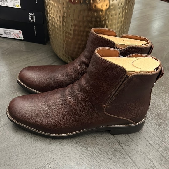 Franco Sarto Marcus Bootie Brown Leather (WIDE) - Picture 6 of 11